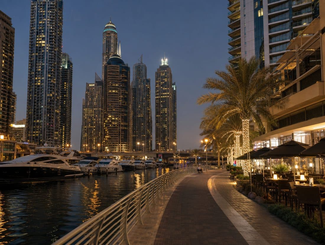 Dubai Marina and JBR