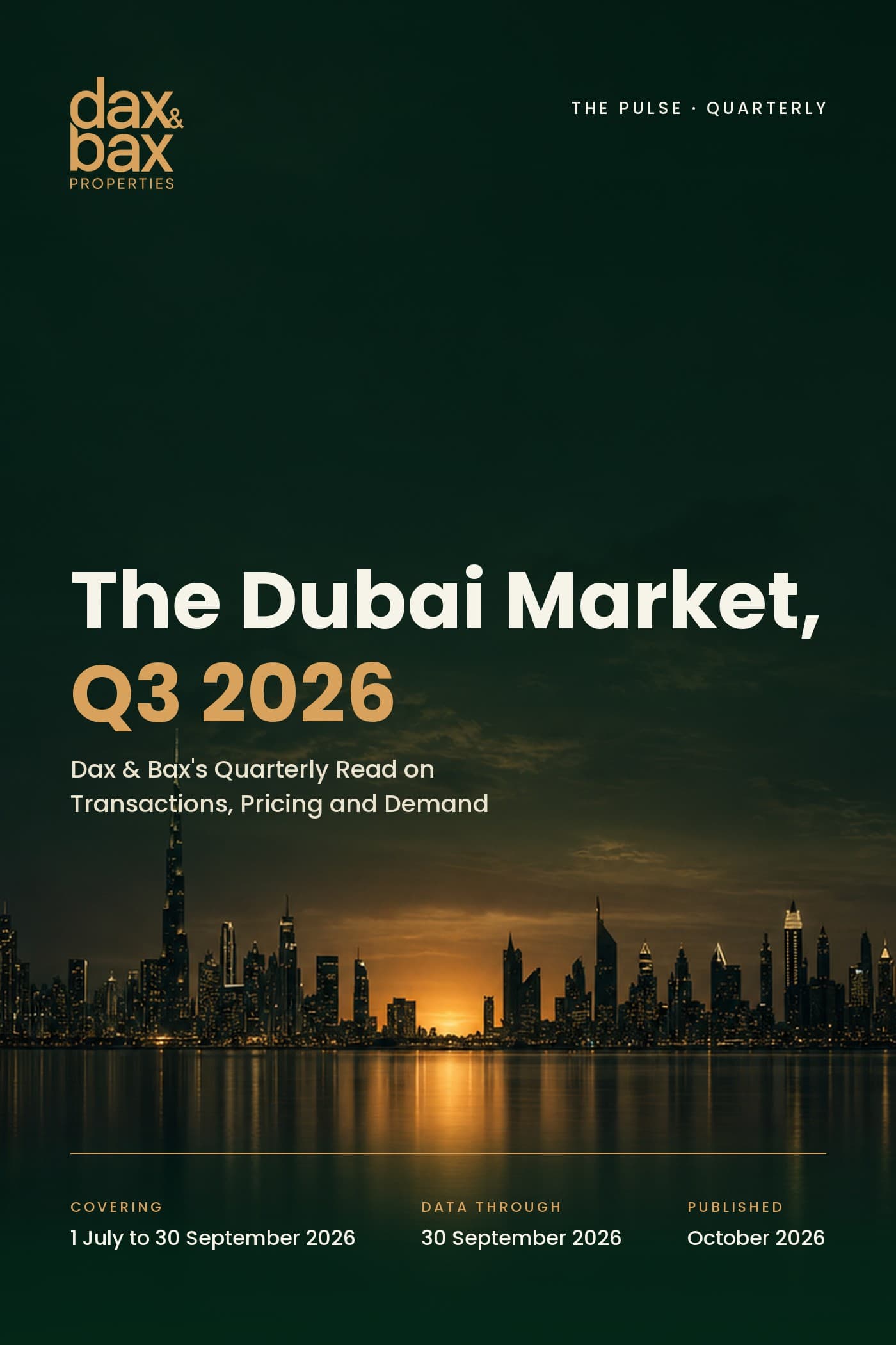 Cover of The Dubai Market, Q3 2026