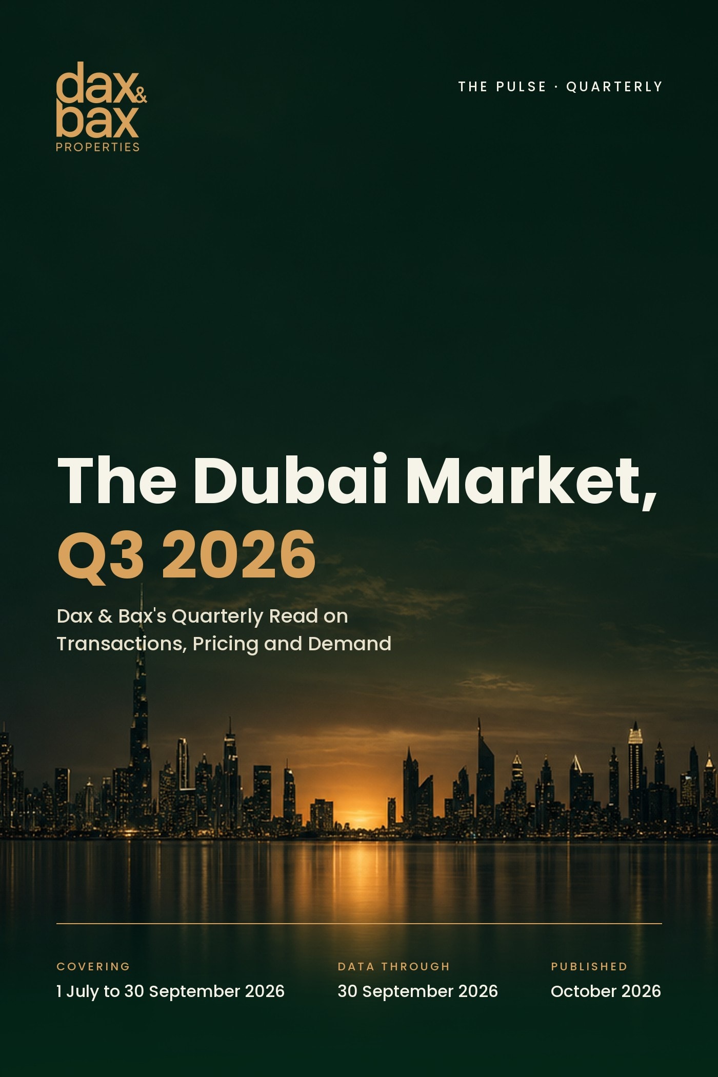 Cover of The Dubai Market, Q3 2026